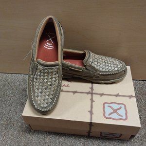 Twisted X Limited Edition Basket Weave Driving Moc